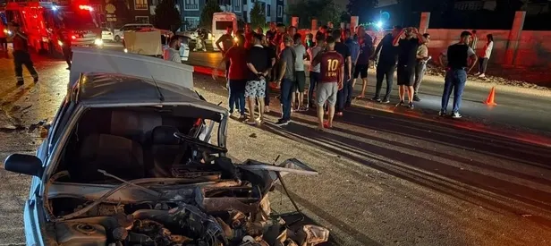 Mersin’de feci kaza