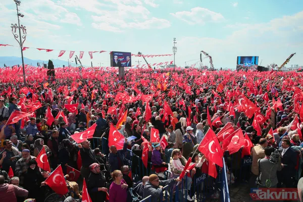 Türkiye Yüzyılı'nın şafağı söküyor! İzmir Gündoğdu Meydanı'nda tarihi kalabalık: Başkan Erdoğan için "Tayyip Baba" sloganları - 28