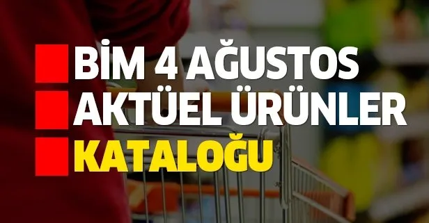 BİM 4 Ağustos aktüel kataloğunda bakım ürünleri sürprizi!