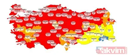 Türkiye koronavirüs risk haritası güncellendi! İstanbul, Ankara, İzmir’de son durum ne? Mavi, sarı, turuncu ve kırmızı iller...