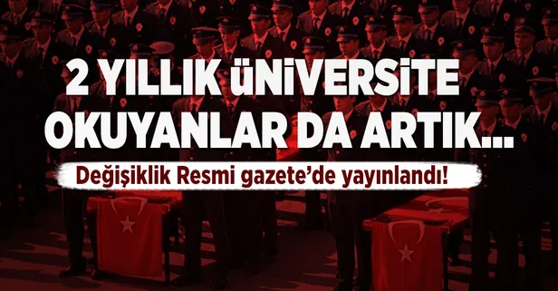 Önlisans mezunları POMEM'lere başvurabilecek