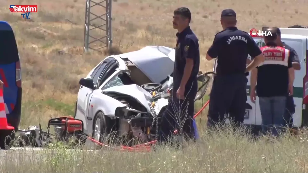 Ankara'da trafik kazası!