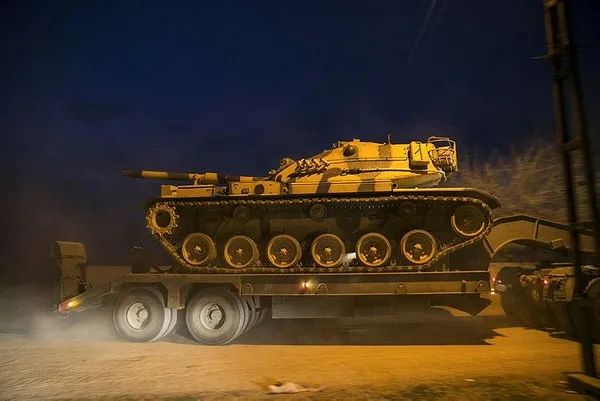 Suriye sınırına tank sevkiyatı-2