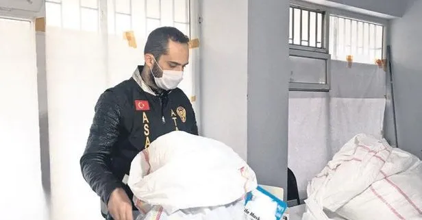 Kaçak maske operasyonu