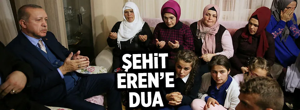 Erdoğan’dan Eren Bülbül’ün ailesine ziyaret