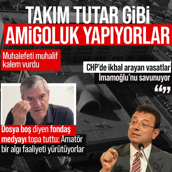 Yılmaz Özdil fondaş medyaya topa tuttu: Takım tutar gibi amigoluk yapıyorlar
