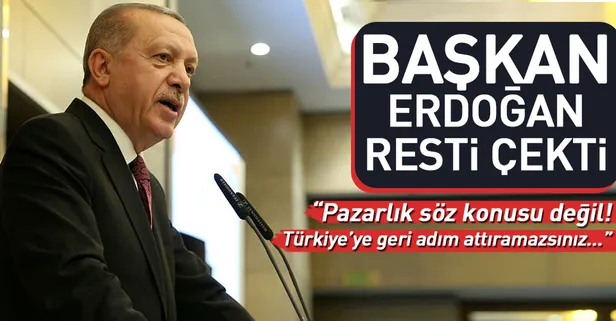 Erdoğan’dan ABD’ye rahip Brunson yanıtı: Yaptırımlarla geri adım attıramazsınız