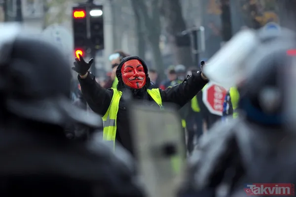 Fransa'daki Sarı Yelekliler'in eyleminde Gezi Parkı izleri - 16