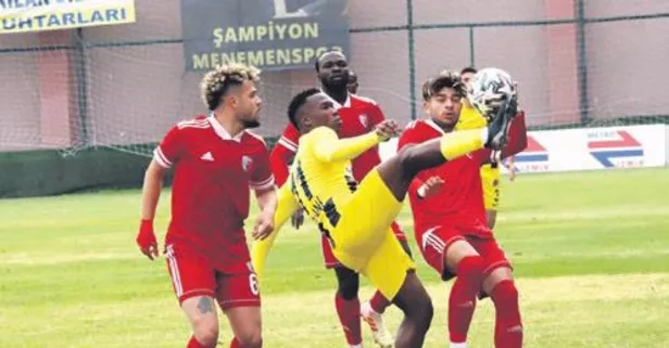 Menemenspor 2 attı 3 aldı