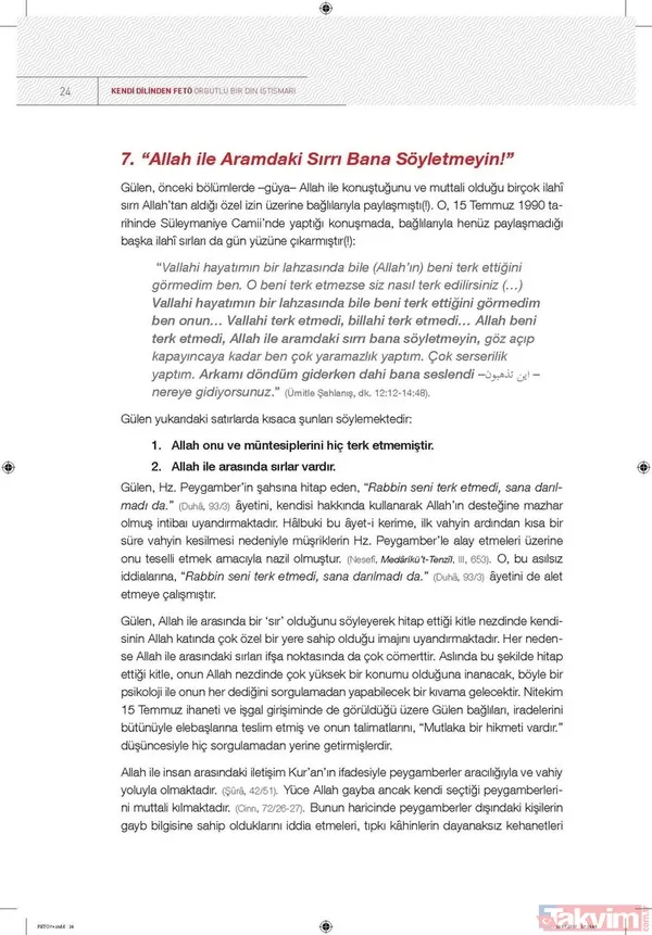 Mehmet Görmez Diyanet'in FETÖ raporunu açıkladı - 22