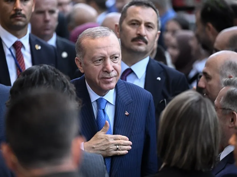 Başkan Recep Tayyip Erdoğan ABD'den (AA)