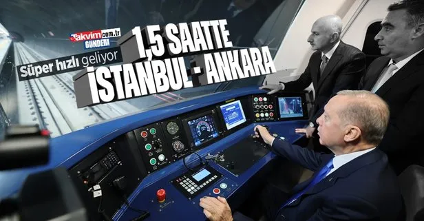 Ankara ile İstanbul arasına Süper hızlı tren geliyor! Süre 1,5 saate düşecek