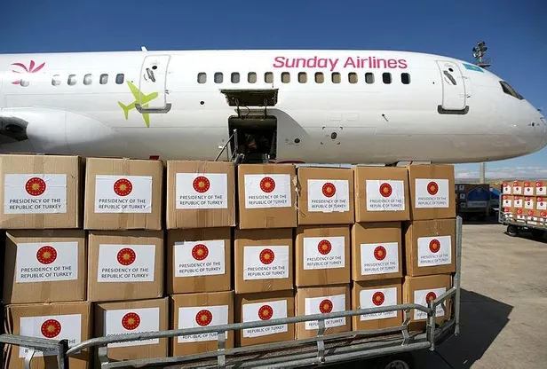 Türkiye'den Kazakistan'a tıbbi malzeme yardımı-3