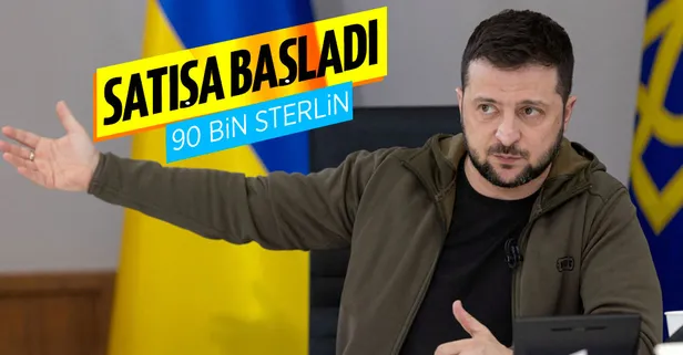 Ukrayna Devlet Başkanı Vladimir Zelenskiy'nin poları İngiltere'de 90 bin sterline satıldı