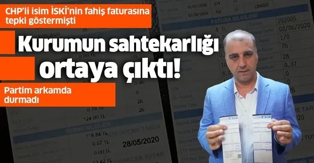 CHP’li Fahrettin Yürek fahiş faturaya tepki göstermişti! İSKİ faturayı düzeltti!