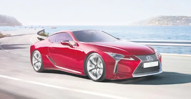 Lexus süper coupe LC’nin üstünü açıyor