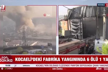 Parfüm deposunda yangın: 6 ölü 1 yaralı