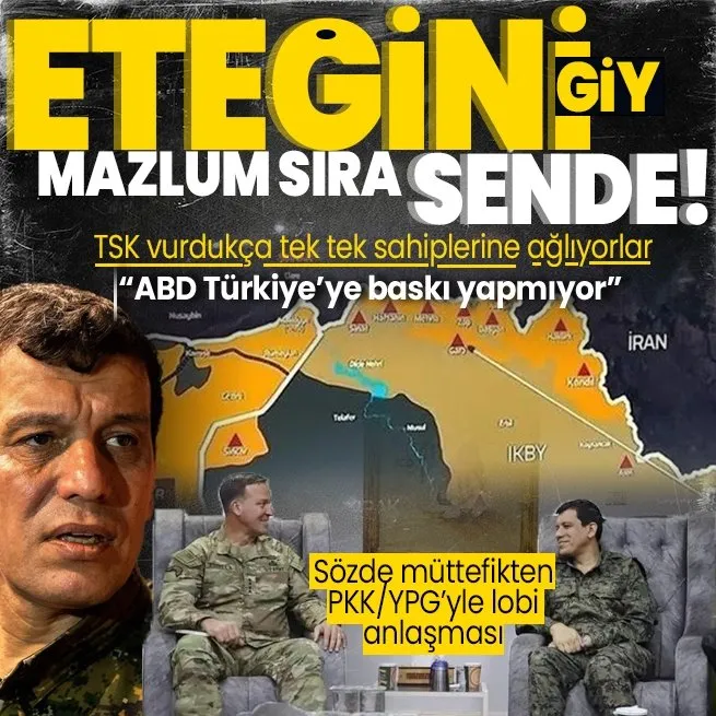 Son dakika: TSK şehitlerimizin intikamını aldı PKK/YPG elebaşı Mazlum Abdi sahiplerine ağladı: ABD yeterince baskı yapmıyor