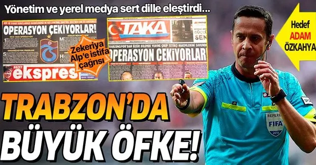 Trabzonspor Divan Başkanı Ali Sürmen ve yerel medya MHK’yi sert dille eleştirdi