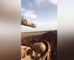 PKK/YPG hedeflerini vuran mehmetçik böyle sevindi