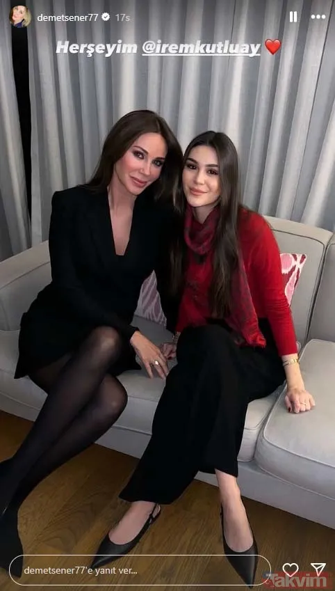 Demet Şener’den kızı İrem Kutluay ile yeni yıl öncesi yeni poz! İbrahim Kutluay’ın ilk göz ağrısı sosyal medyayı salladı - 6