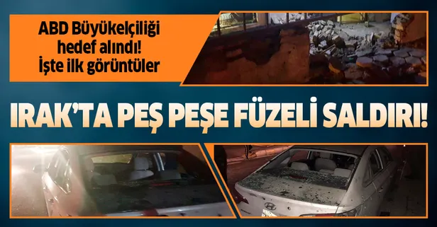 Bağdat'ta ABD Büyükelçiliği yakınlarına füzeli saldırı