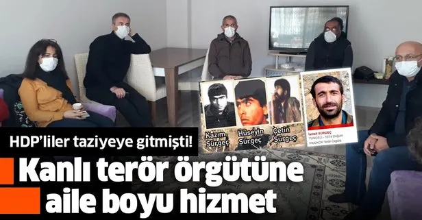 SON DAKİKA: HDP’lilerin ailesine taziyeye gittiği terörist İsmail Sürgeç’in 2 ağabeyi ve bir kuzeni de terörist çıktı!