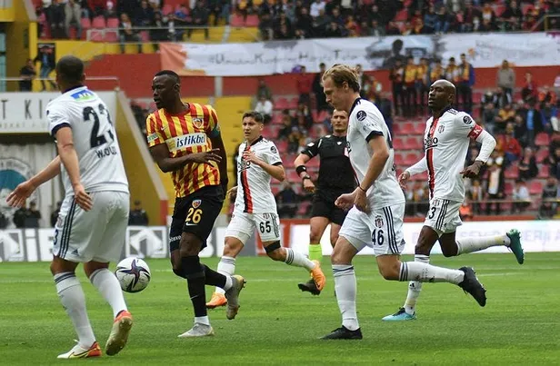 Beşiktaş, Kayseri'de 3 attı 3 aldı! (Kayserispor 2-3 Beşiktaş MAÇ SONUCU ÖZET)-3