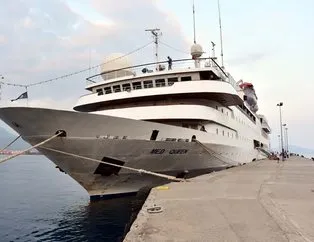 8. kez Türkiye'de! Alanya'ya demirledi...