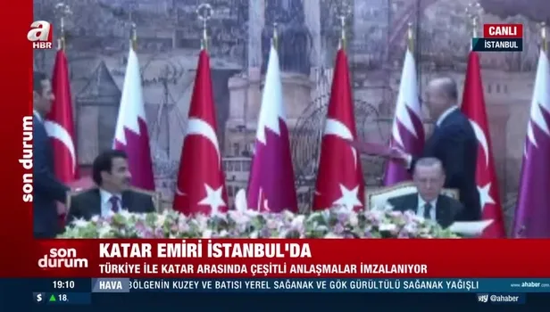 Türkiye ile Katar arasında imzalar atıldı