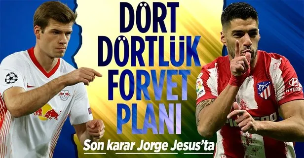 Fenerbahçe Luis Suarez, Sörloth, Haris Seferovic ve Aboubakar’la anlaşmak için dört koldan saldırıyor