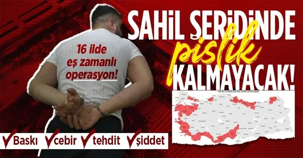 16 ilde suç örgütlerine eş zamanlı ’Müsilaj Operasyonu’