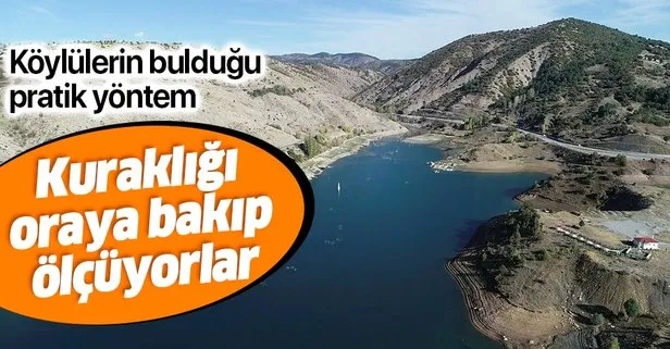 Kuraklığın boyutunu oraya bakarak ölçüyorlar