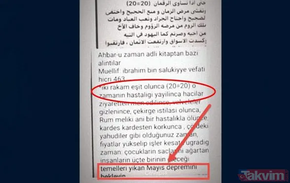 Ahbar-u Zaman kehanetleri tüyler ürpertti Mayıs'ta depremi bekleyin! - 8