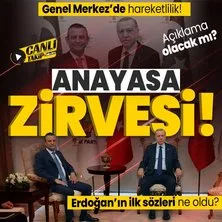Masa kuruldu! Başkan Erdoğan Özgür Özel’i kabul etti: Tarihi görüşmede gündem yeni anayasa