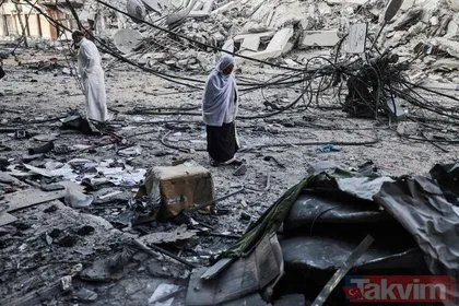 İşte zulmün en net kanıtı! Katil İsrail’den Gazze’ye bir gecede bin bomba!