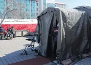 Depremzedelerin imdadına sahra hastaneleri yetişti!