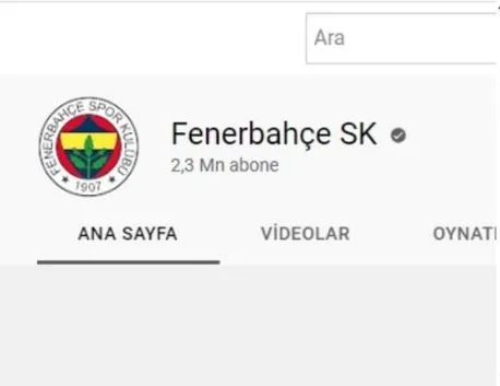 Fenerbahçe’nin YouTube hesabı çalındı!