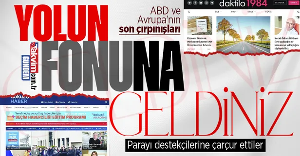 ABD ve Avrupa'nın seçim hazırlığı! Dijital fondaşa para aktı: Listenin yeni konukları Daktilo84 ve Dokuz8haber