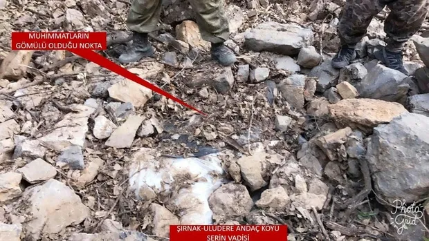 Şırnak'ta gömülü halde bulundu-1