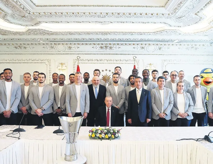 Başkan Erdoğan F.Bahçe’yi kabul etti