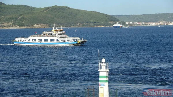 Rus Donanmasına ait deniz yakıt ikmal tankeri, Çanakkale Boğazı'ndan geçti - 4