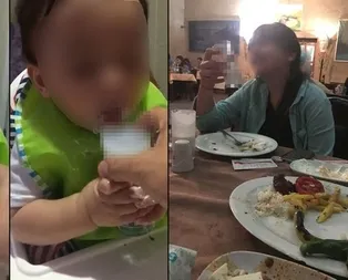 Bursada rezil görüntü! 2,5 yaşındaki çocuğu içki masasına oturtup rakı içirdiler