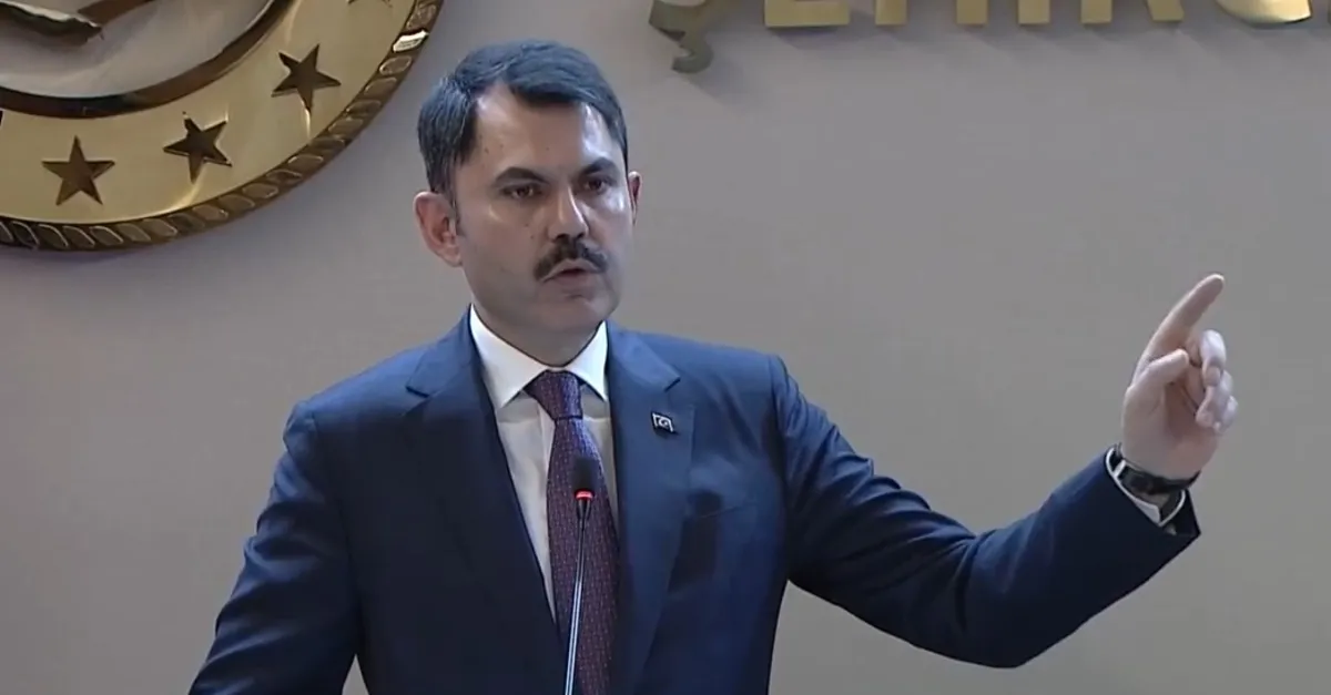 Çevre ve Şehircilik Bakanı Murat Kurum'dan Kanal İstanbul projesiyle ilgili flaş açıklama