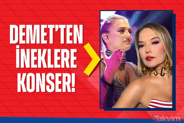Demet Akalın’dan ineklere konser! O görüntüler viral oldu: Ağlayacak az sonra! - 1
