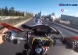 Sarıyer'de motosikletli maganda terörü!
