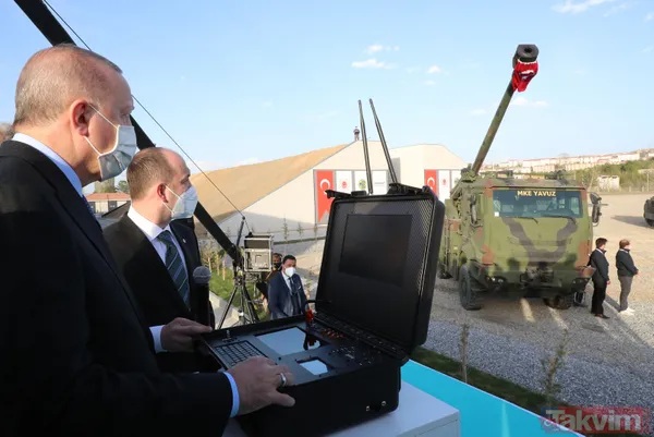 Başkan Erdoğan, Barutsan Roket ve Patlayıcı Fabrikası'nda yerli ve milli silah ve mühimmatları inceledi! - 7