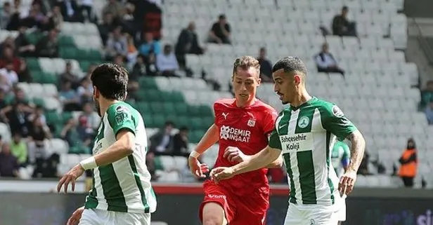 Sivasspor,  Giresunspor karşısında üstünlüğünü koruyamadı! Maç sonucu: 2-2