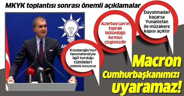 Son dakika: AK Parti Sözcüsü Ömer Çelik’ten MKYK toplantısı sonrası çok önemli açıklamalar