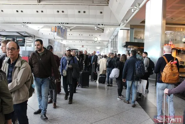 Atatürk Havalimanı'nda yoğunluk